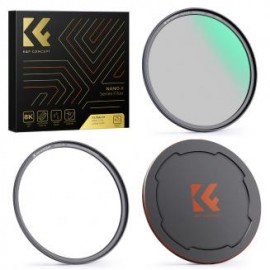 55mm Filtro Polarizador CPL Magnético + Anillo de Adaptador Magnético + Tapa de Lente Magnético, Serie Nano-X