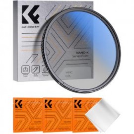 46mm Filtro Polarizador Circular CPL con Nano Revestimiento de 18 Capas - Serie Nano-K