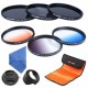 Filtros 67mm ND2 + ND4 + ND8 + Degradado Naranja + Azul + Gris