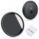 82mm Filtro Variabile ND2-400 y Tapa de Silicona