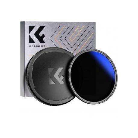 77mm Filtro Variabile K ND2-400 y Tapa de Silicona
