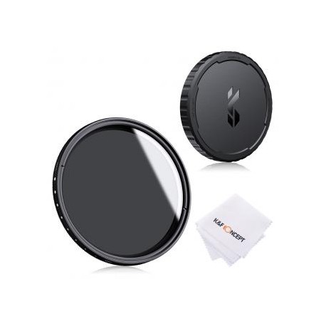 77mm Filtro Variabile ND2-400 y Tapa de Silicona