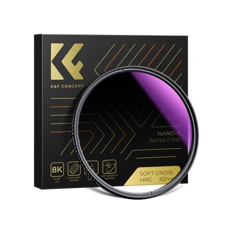 67mm Filtro ND8 Graduado Suave (3 Pasos) GND8, Serie Nano-X