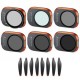 Kit Filtros UV + CPL + ND8 + ND16 + ND32 + ND64 + Helices para DJI Mini 3 Pro