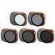 Kit Filtros UV+ND8 / PL+ND16 / PL+ND32 / PL+ND64 / PL para DJI Mini 3 Pro