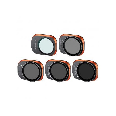 Kit Filtros UV+ND8 / PL+ND16 / PL+ND32 / PL+ND64 / PL para DJI Mini 3 Pro