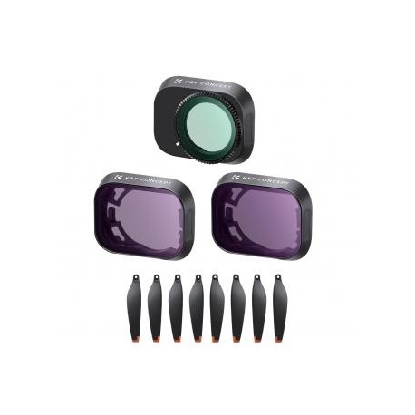 Kit Filtros Polarizador+ND8+ND16+Helices para Mini 3 Pro