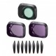 Kit Filtros Polarizador+ND8+ND16+Helices para Mini 3 Pro