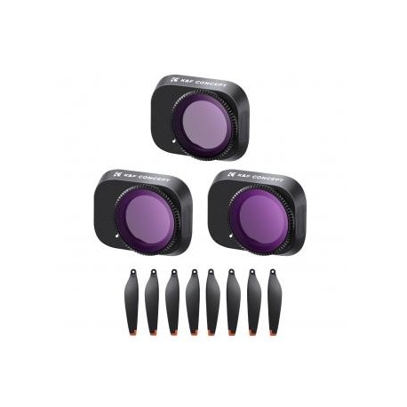 Kit Filtros ND8/PL+ND16/PL+ND32/PL+Helices para DJI Mini 3 Pro