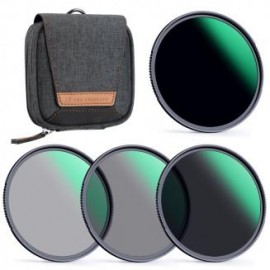 82mm ND4, ND8, ND64, ND1000 Kit de filtro de lente para lente de cámara + bolsa de filtro