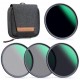 52mm ND4, ND8, ND64, ND1000 Kit de filtro de lente para lente de cámara + bolsa de filtro