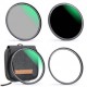 52mm Kit de Filtros Magnéticos, Filtro MCUV+CPL+ND1000+Adaptador+Funda, Serie Nano-X