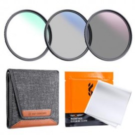 37mm Kit de Filtro de Lente MCUV+CPL+ND4 con Paño de Limpieza de Lente y Bolsa de Filtro