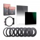 100x100mm Kit de Filtros Cuadrados ND1000 + ND8 Degradado Suave + Portafiltro de Metal + Anillos Adaptadores