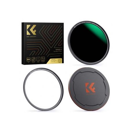 82mm Filtro ND1000 (10 Pasos) Magnético + Anillo de Adaptador Magnético + Tapa de Metal Magnético, Serie Nano-X