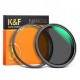 52mm Filtro ND2-ND32 (5 Pasos) Variable Magnético + Anillo de Adaptador Magnético, Serie Nano-X
