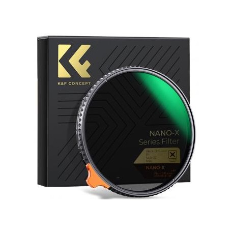 67mm Filtro 2 en 1 ND2-32 Variable(5 Pasos) y Black Mist 1/4, Serie Nano-X