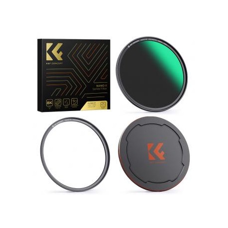 55mm Filtro ND64 (6 Pasos) Magnético + Anillo de Adaptador Magnético + Tapa de Metal Magnético, Serie Nano-X