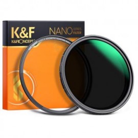 62mm Filtro ND8-ND128 (3-7 Pasos) Variable Magnético + Anillo de Adaptador Magnético, Serie Nano-X